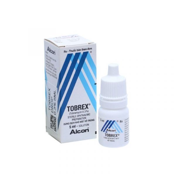 Thuốc nhỏ mắt Tobrex Drop 0.3% lọ 5ml