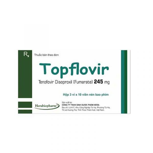 Topflovir hộp 30 viên