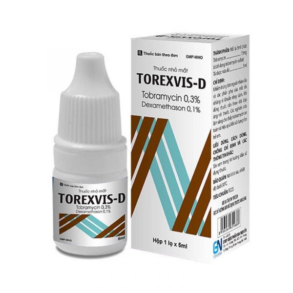 Torexvis D Lọ 5ml - Điều Trị Đau Mắt Do Dị Ứng