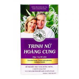 Trinh Nữ Hoàng Cung Lọ 50 Viên - Hỗ Trợ Lưu Thông Khí Huyết