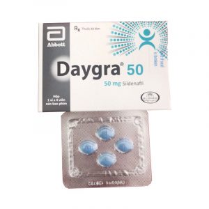 Daygra 50 Hộp 4 Viên - Thuốc Trị Rối Loạn Cương Dương