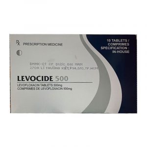 Levocide 500 hộp 10 viên