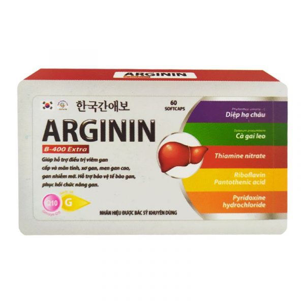 Arginin 400 extra hộp 60 viên