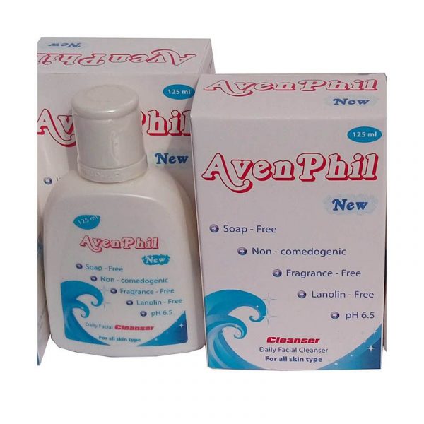 Avenphil Chai 125ml -  Chống khô da, tẩy nhờn, sát khuẩn