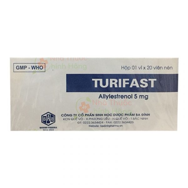 Turifast hộp 20 viên