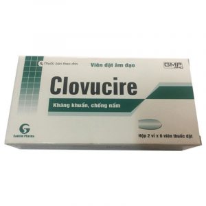 Clovucire hộp 12 viên - Viên đặt phụ khoa