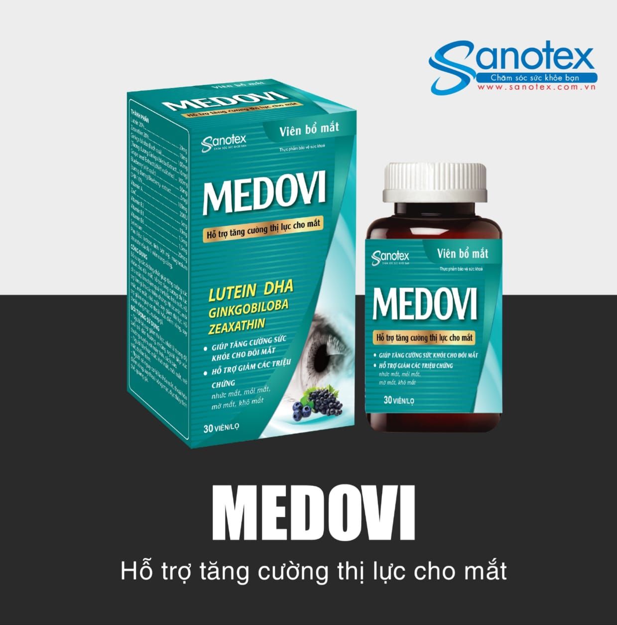 Viên Bổ Mắt Medovi - Tăng Cường Thị Lực Cho Mắt