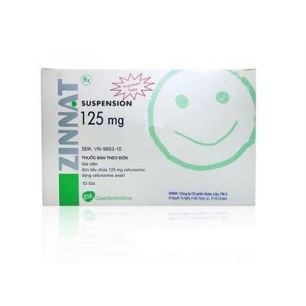 Zinnat 125mg - thuốc điều trị nhiễm khuẩn