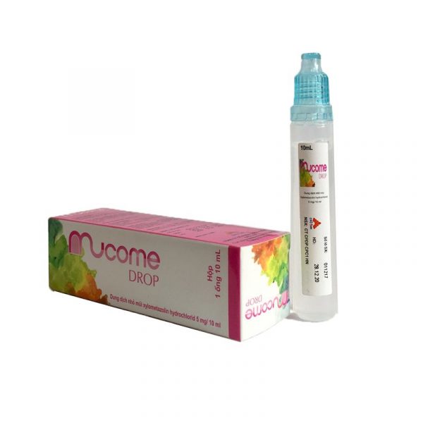 Mucome Drop hộp 10ml - Thuốc nhỏ mũi co mạch