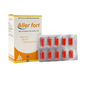 Aller Fort Hộp 100 Viên - Điều trị triệu chứng của các bệnh đường hô hấp