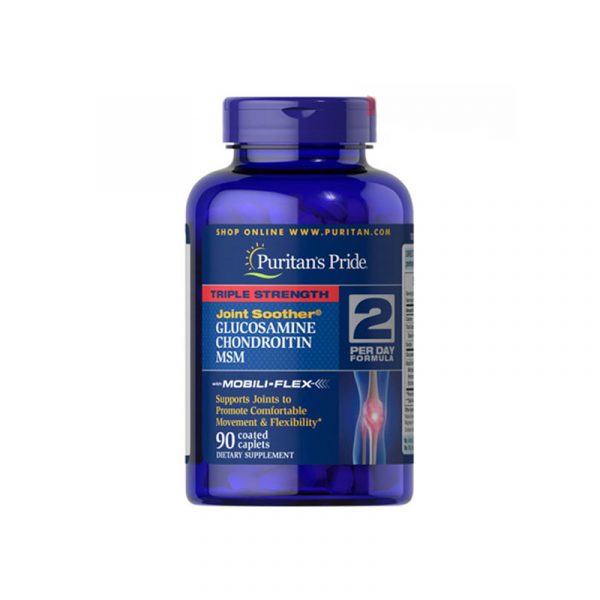 Triple Strength Glucosamine hộp 90 viên - Viên uống hỗ trợ xương khớp