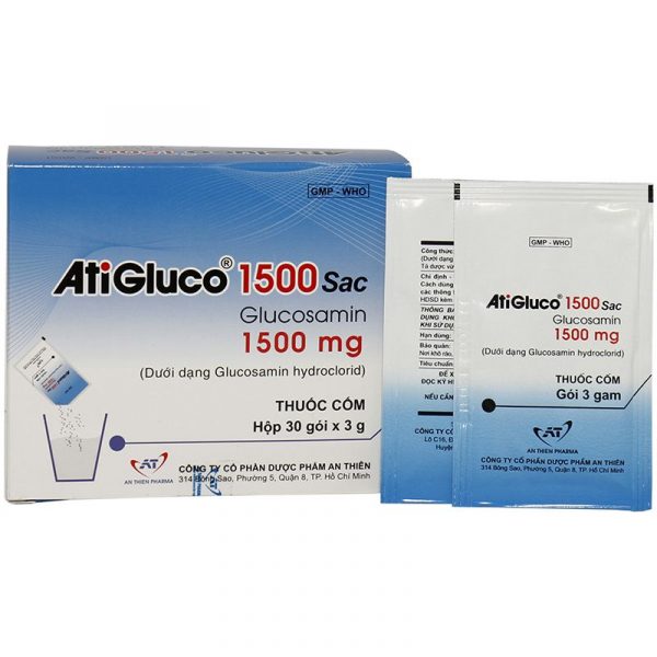 Atigluco 1500 hộp 30 gói