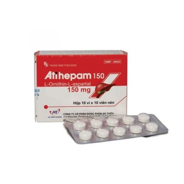 Atihepam 150mg hộp 50 viên