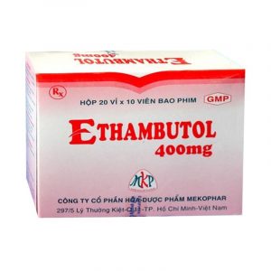 Ethambutol Hộp 200 Viên