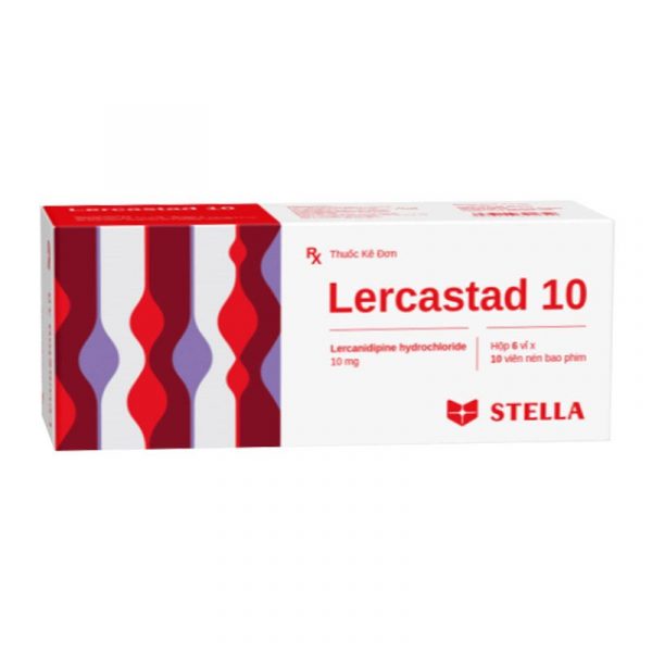 Lercastad 10 Hộp 60 Viên - Điều Trị Tăng Huyết Áp