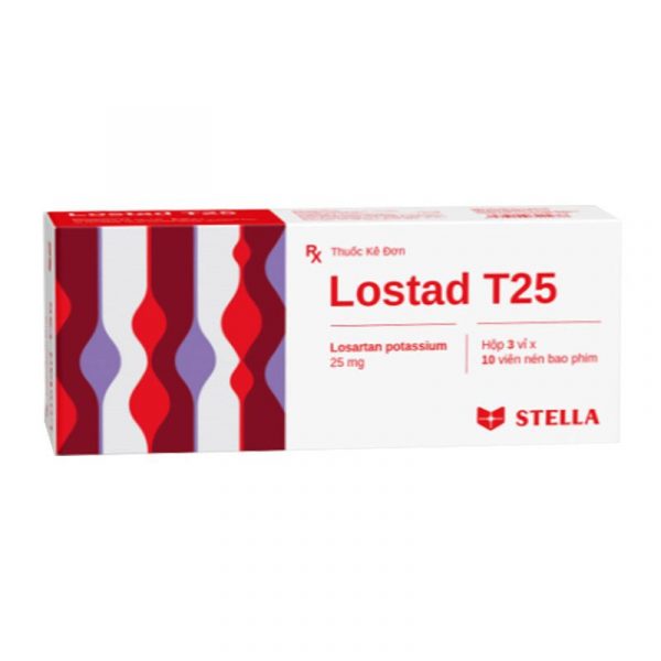 Lostad T25 Hộp 30 Viên - Điều Trị Bệnh Suy Tim