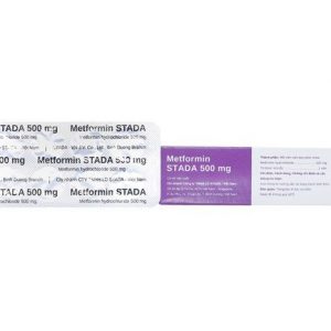 Metformin Stada 500mg hộp 30 viên