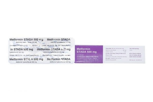 Metformin Stada 500mg hộp 30 viên