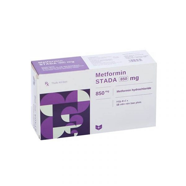 Metformin Stada 850mg hộp 60 viên