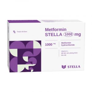 Metformin Stella 1000mg Hộp 60 Viên - Điều Trị Đái Tháo Đường Typ 2