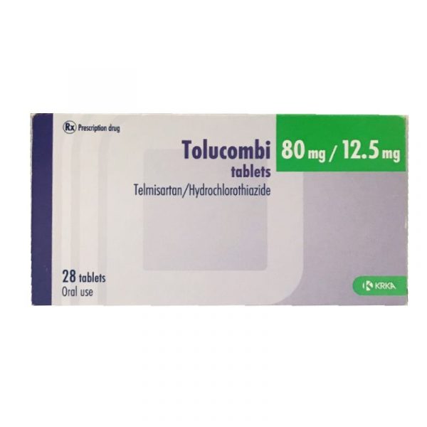 Tolucombi 80mg/25mg Hộp 28 Viên - Điều Trị Tăng Huyết Áp