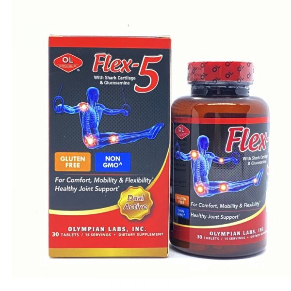 Flex 5 Lọ 30 Viên – Chăm Sóc Sức Khỏe Xương Khớp