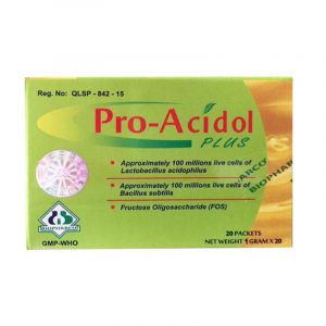 Pro Acidol Plus Hộp 20 Gói - Điều Trị Rối Loạn Tiêu Hóa