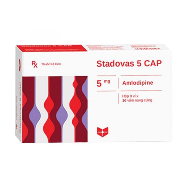 Stadovas 5 Cap Hộp 30 Viên - Điều Trị Tăng Huyết Áp