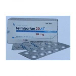 Telmisartan 20 A.T hộp 100 viên