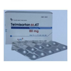 Telmisartan 80 A.T hộp 100 viên