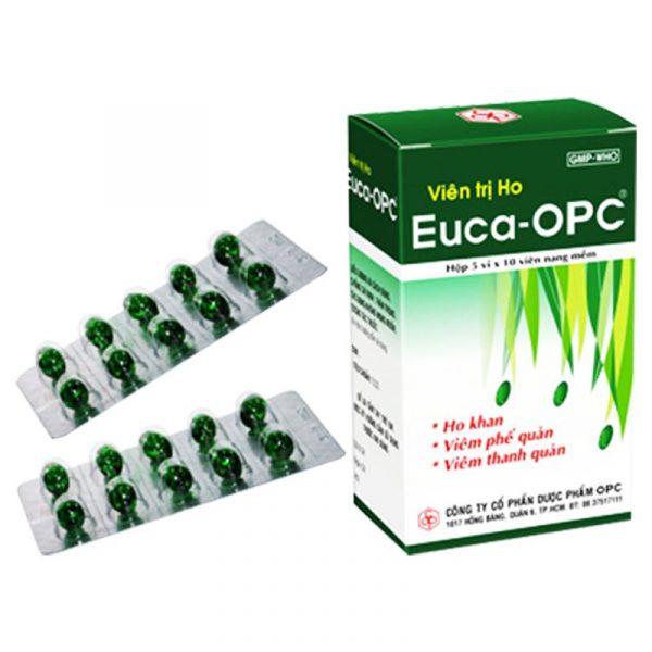 Viên trị ho EUCA-OPC hộp 50 viên