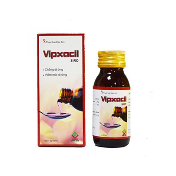 Vipxacil siro - Thuốc trị ho - Hộp 1 lọ 60ml